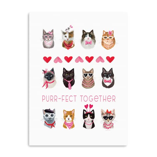Purr-fect Together Canvas Giclée Art